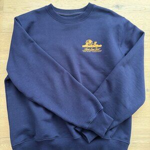 Aime Leon Dore Mens Navy Crewneck Sweater (Medium)